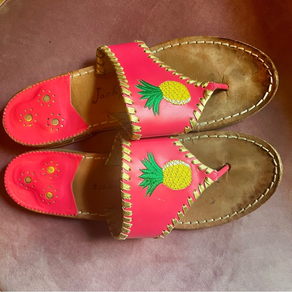 Jack Rogers Embroidered Pineapple sandal - Picture 3 of 8